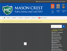 Tablet Screenshot of masoncrest.com